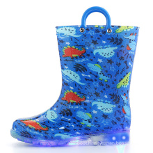 2020 New Fashion design Rubber England Steel Toe Rain Boots for Kids